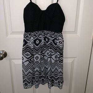 Short Aztec print dress